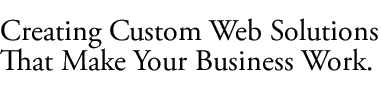 Websiders - Creating Custom Web Solutions That Make Your Business Work